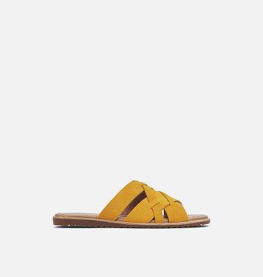 Sorel Ella Shoes - Women's Sandals Golden Yellow AU894102 Australia